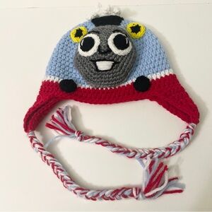 Handmade Thomas the Tank Engine Crochet Beanie Hat Kids
